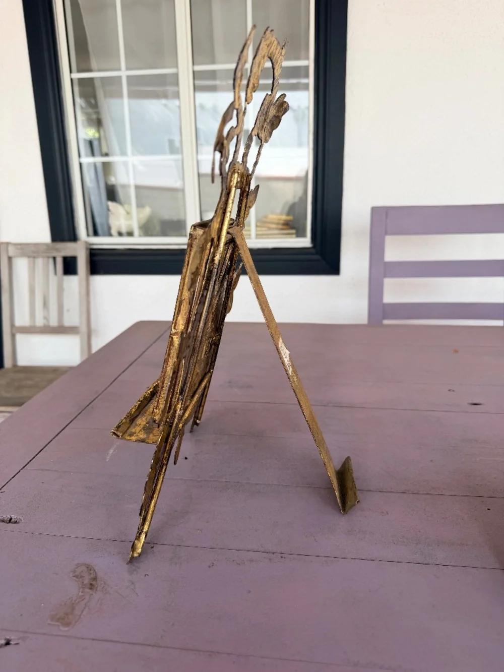 Metal Easel Style Picture Frame